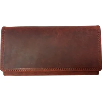 Peněženka VELKÁ PENĚŽENKA Z HOVĚZÍ KŮŽE BURGUNDY 1755