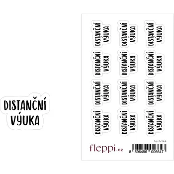 Fleppi Samolepky Distanční výuka