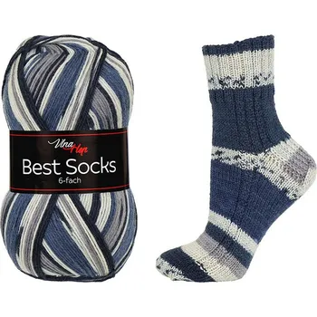 Vlna Hep Příze Best Socks 6-fach, 7380
