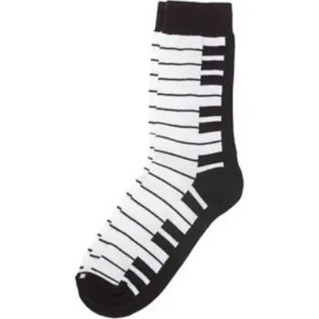 Aim gift Ponožky KLAVIATURA černobílé - dětské