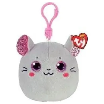 plyšák Squish-a-Boos Catnip - mysz 8,5cm brelok