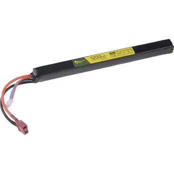 Baterie pro airsoftovou zbraň Electro River Baterie 11,1V / 1200mAh 2S/20C Li-Pol jednodílná (pod kryt AK závěru)