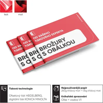 Zápisník Brožury sešívané s obálkou 4 + 4 strany A6 na výšku