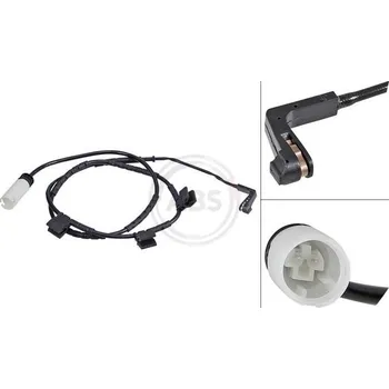 Brzdová destička Výstražný kontakt, opotřebení obložení A.B.S. 39646