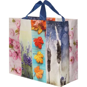 Nákupní taška Taška lamino 36l 4 roční období