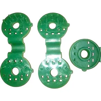 Příslušenství pro plot Upínka stínící tkaniny kulatá (20 ks)