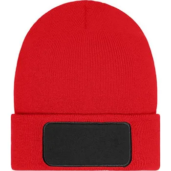 Čepice Myrtle beach Pletená čepice thinsulate s nášivkou MB7407 Red one size