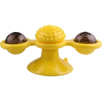 Hračka pro kočku Interaktivní hračka pro kočky | chytrá hračka pro kočky - Žlutá s krabicí