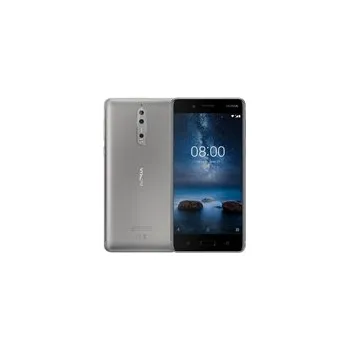 Mobilní telefon Nokia 8 64 GB stříbrná