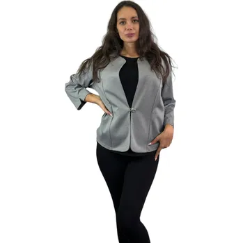 Dámské sako Dámské sako Barva: šedá, Velikost: 52