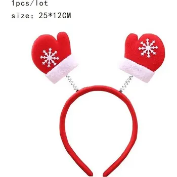 Vánoční dekorace Ozdoba do vlasů | vánoční čelenka - Rukavice