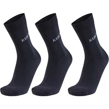 Pánské oblečení Replay Pánské vysoké ponožky - 3 páry C100632 Black-Grey 35/38