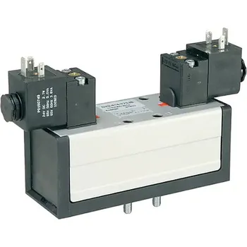 Ventil Pneumatický ventil 5/2 ISOMAX ovládaný elektricky/elektricky 24V DC Parker DX2-606-BL49