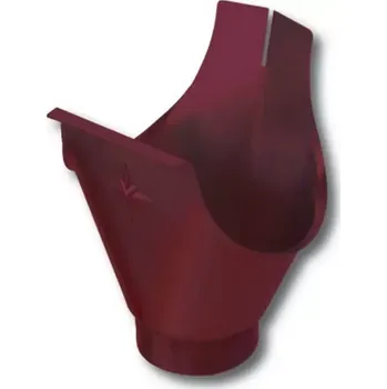 okap Pozinkovaný kotlík 330/100 mm RAL 3009 červenohnědá barva