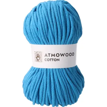 Příze cotton 5 mm - modrá