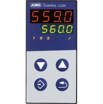 Termostat Jumo Quantrol LC100 termostat L , J , T , K, E , N , S , R , Pt100, Pt1000, KTY relé 3 A (š x v) 48 mm x 48 mm