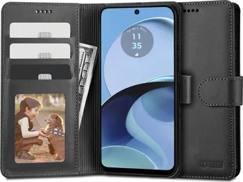 Pouzdro na mobilní telefon Tech Protect Wallet pro Motorola Moto G14 černé