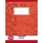 Sešit Herlitz A5 524, linka s okrajem, 20 listů