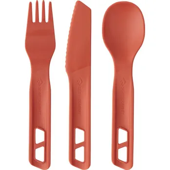 Kempingové nádobí Sea to Summit příbor Passage Cutlery Set - [3 Piece] - Orange