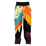 Wamu Softshellové kalhoty dětské Mountain Bike světlá Vel. 134-140