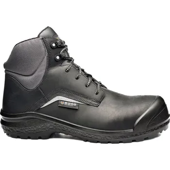 Pracovní obuv PORTWEST Obuv Base Be Grey Mid B0883C S3 CI SRC, kotníková s nekovovou špicí POR-B0883CBKG46 46 Černá/šedá