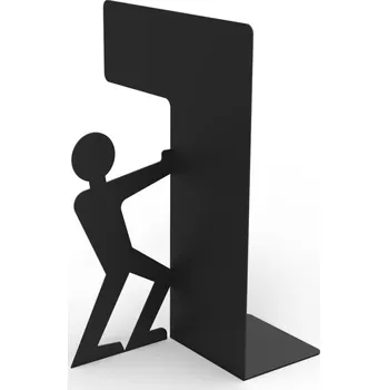 Zarážka na knihu Kovová zarážka na knihy ADAM černá