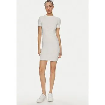 Dámské šaty Calvin Klein Jeans Každodenní šaty J20J223205 Bílá Slim Fit XS