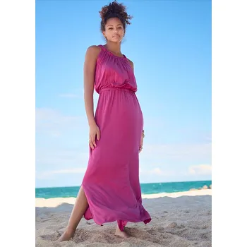 Dámské šaty Dámské dlouhé,letní šaty fialové M