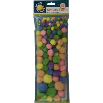 WEST DESIGN Bambulky pastelový mix barev a velikostí