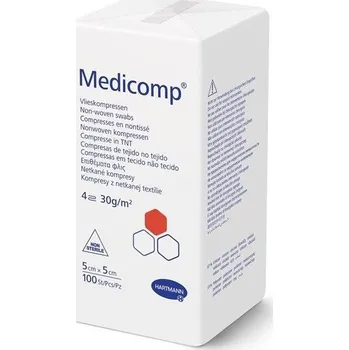 ochranné brýle Nesterilní kompresy Medicomp 5 x 5 cm—100ks