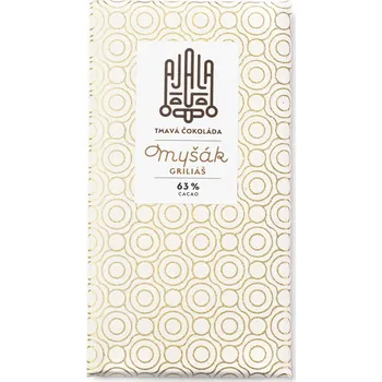 Čokoláda Ajala Tmavá Čokoláda Myšák Griliáš 63% 45g