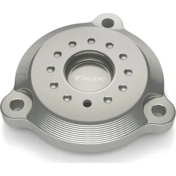 Zavazadlo na motocykl Zadní kryt motoru Billet – stříbrný - Yamaha TMAX