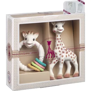 Vulli Dárkový set Žirafa Sophie + kousací kroužek žirafa Sophie