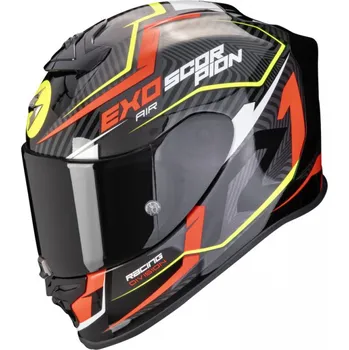Motodoplněk Moto přilba SCORPION EXO-R1 EVO AIR COUP černo/červeno/fluo žlutá XL