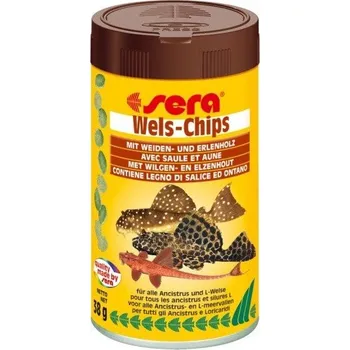Krmivo pro rybičky Sera speciální krmivo pro krunýřovité sumečky Wels-Chips 100ml Nature
