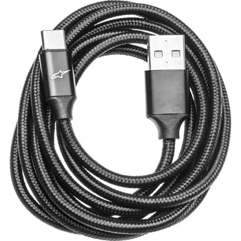 Motocyklový chránič Náhradní kabel nabíjení pomocí USB-C pro airbagové systémy TECH-AIR®10/3/OFF-ROAD/7X/5 PLASMA, ALPINESTARS