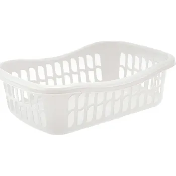 Úložný box TORTARELLI Košíček BRIO střední 28,5x20,5x9,5 cm, bílý