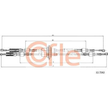 COFLE Tažné lanko, ruční převodovka 92127262