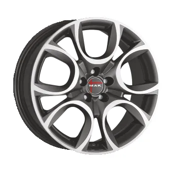 Disk Alu disk MAK TORINO W 6x15, 4x98, 58.1, ET40 GUN MET-MIRROR FACE