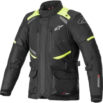 Moto bunda Bunda ANDES DRYSTAR, ALPINESTARS (černá/žlutá fluo) 2025 S
