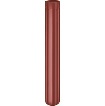 okap Pozinkovaný okapový svod Ø 100 mm délka 3000 mm v barvě ocelově červená