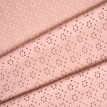 Madeirový úplet barva světle růžová