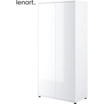 Šatní skříň Dig-net nábytek Šatní skříň Lenart BED CONCEPT BC-20 | bílý lesk