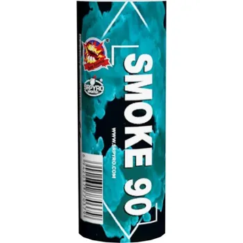 Zábavní pyrotechnika SRPYRO Dýmovnice SMOKE 90 - modrá škrtací dýmovnice CLE7037B