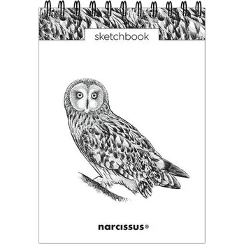 Set školních potřeb Szkicownik A5/60K na spirali - Sowa