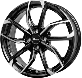 Alu kolo Brock RC34 Schwarz Front-Poliert 6,5x16 4x108 ET32 65,1