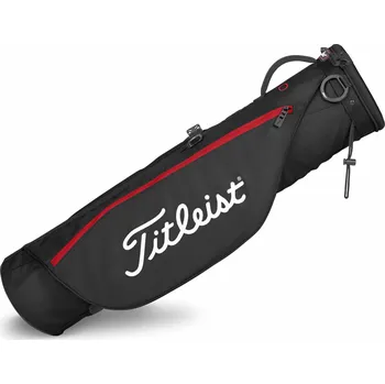 Golfový bag Titleist Carry pencil bag, černo/červený