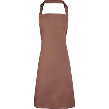 Kuchyňská zástěra Premier Workwear Klasická zástěra Premier v 60 odstínech Barva: hnědá moka (ca. Pantone 7505), Velikost: 72 x 86 cm PW150