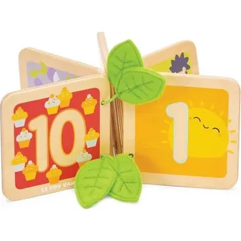 Hračka pro nejmenší Le Toy Van Petilou Dřevěná knížka počítání