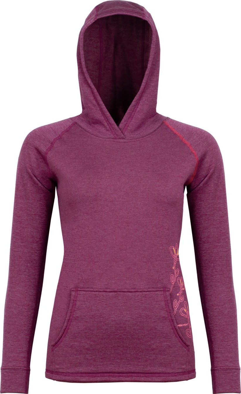 Moa Merino Lady Hoody Magenta - S
